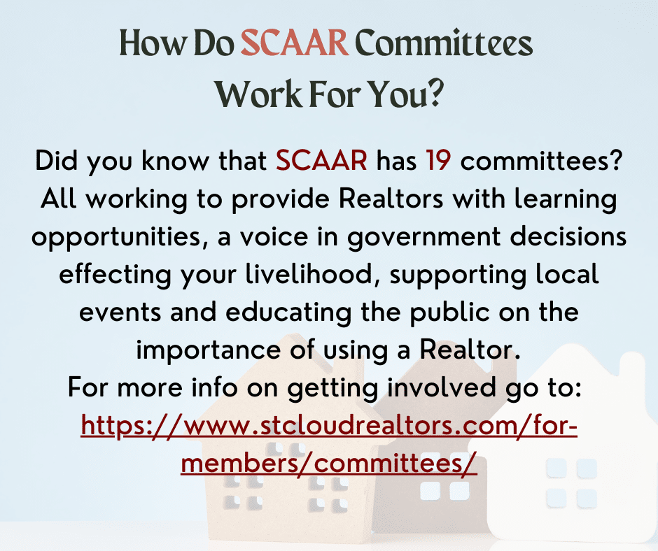 F How Do Scaar Committees Work For You. 19 Committees